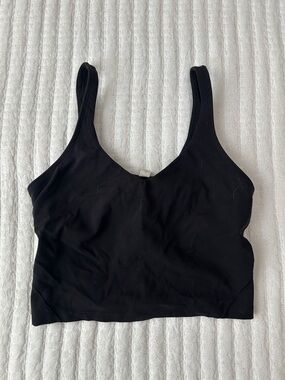 Lululemon Black Seamless Crop Tank
